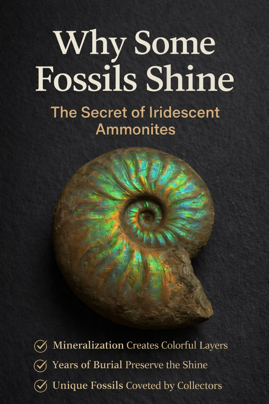 Ammonite Iridescence: Why Some Fossils Shine (and Some Don’t)