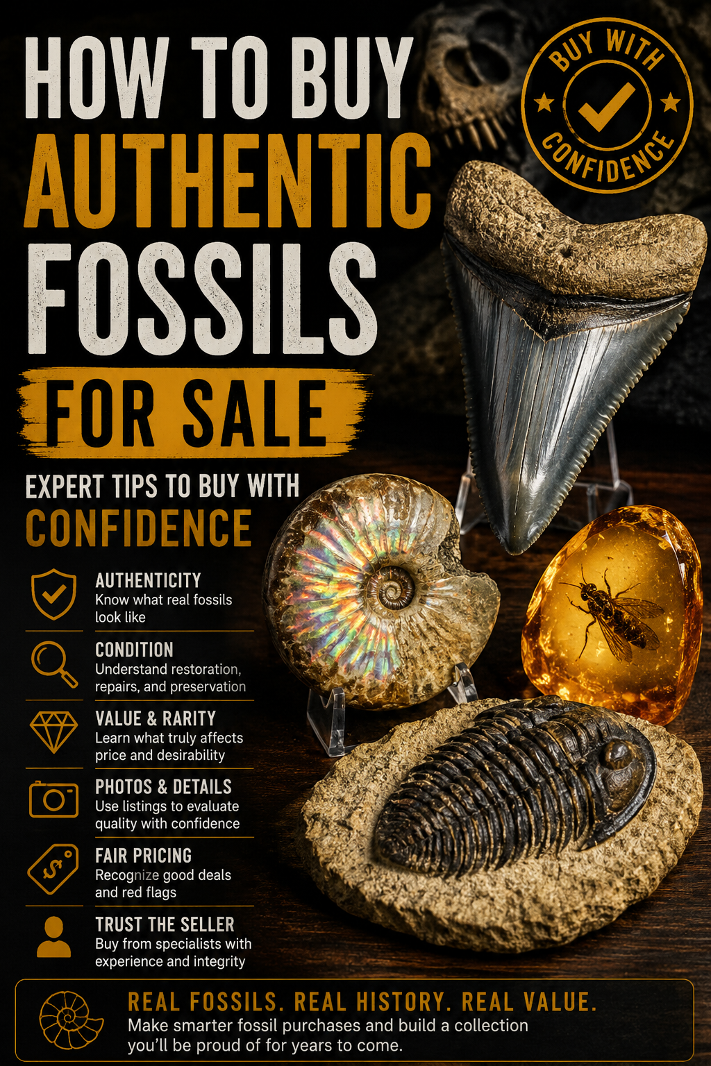 How to Buy Authentic Fossils for Sale: A Collector's Guide