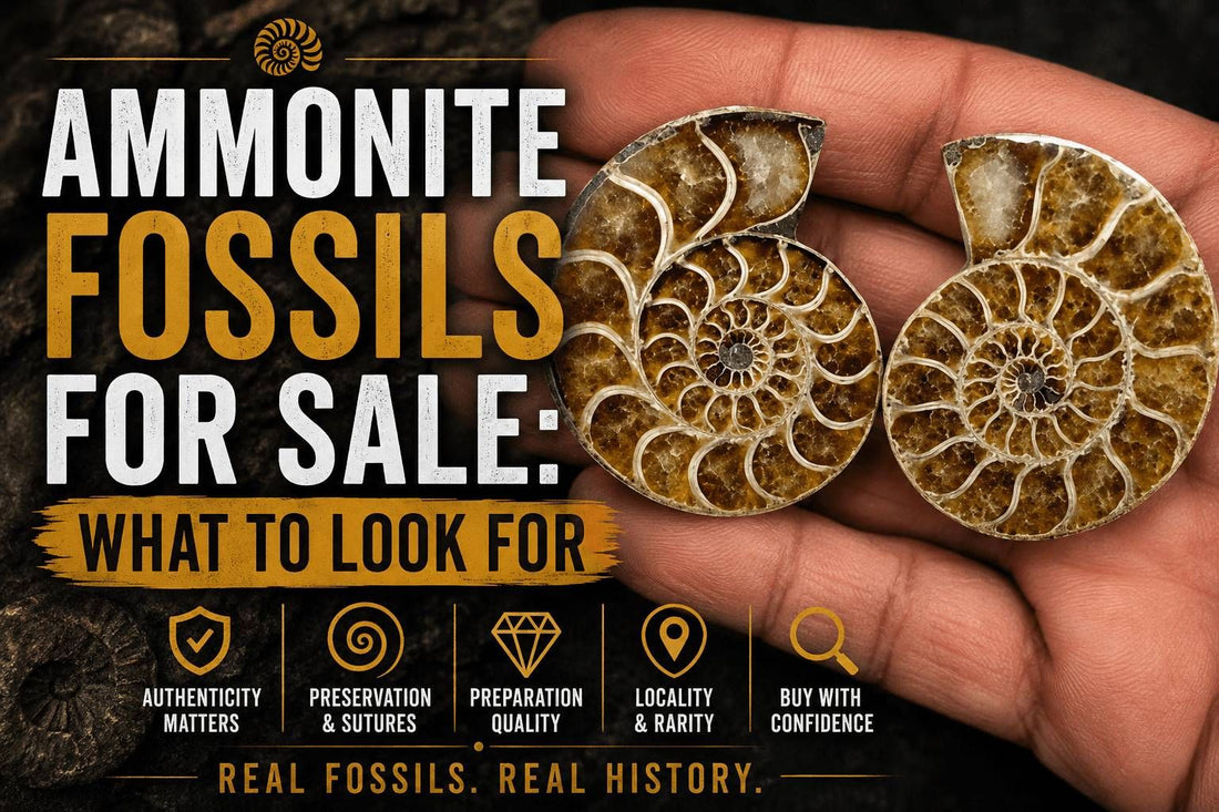 Ammonite Fossils for Sale: What to Look For - Fossil Driven