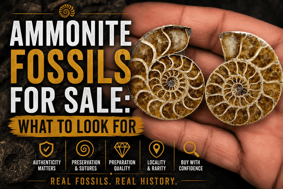 Ammonite Fossils for Sale: What to Look For - Fossil Driven