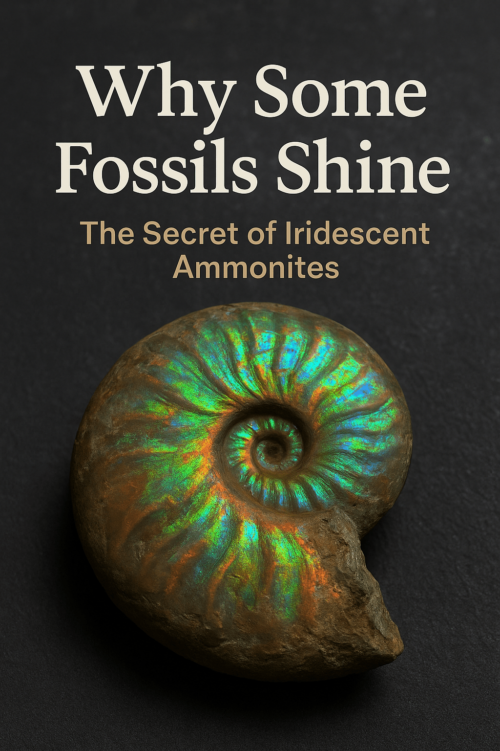 🌈 Ammonite Iridescence: Why Some Fossils Shine (and Some Don’t) - Fossil Driven