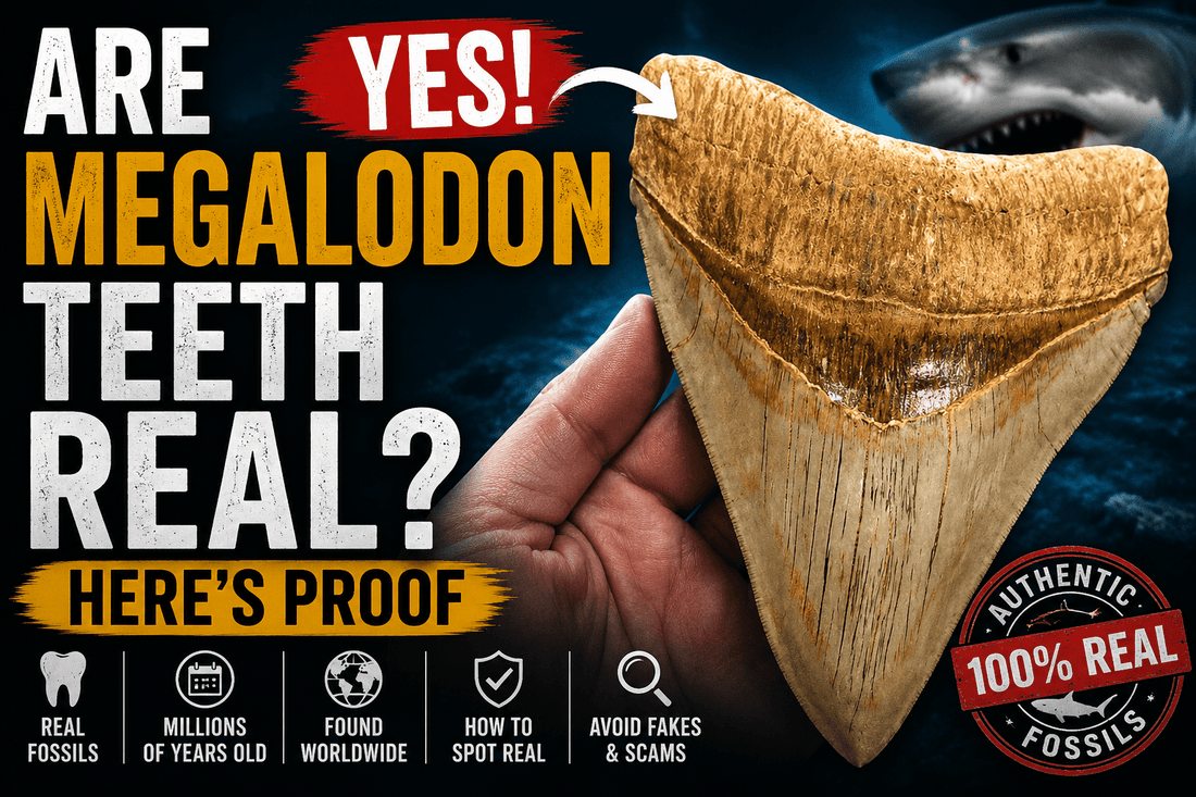 Are Megalodon Teeth Real? Everything You Need to Know - Fossil Driven