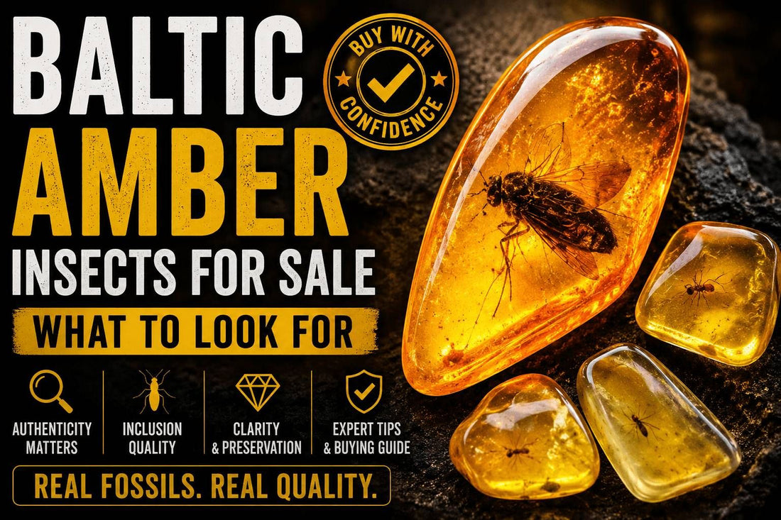 Baltic Amber Insects for Sale: What to Look For - Fossil Driven