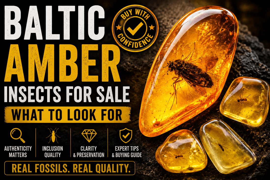 Baltic Amber Insects for Sale: What to Look For - Fossil Driven