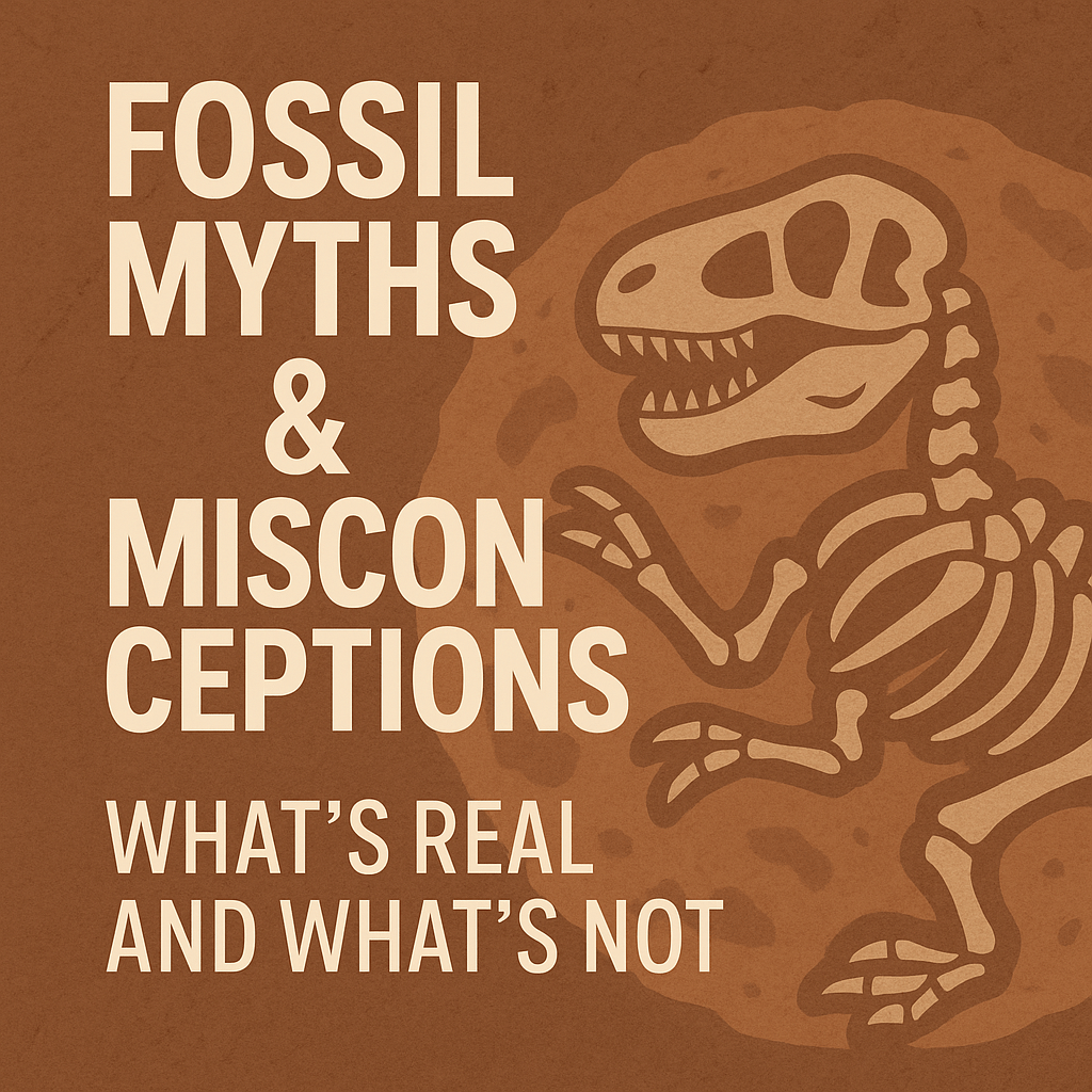 🦴 Fossil Myths & Misconceptions: What’s Real and What’s Not - Fossil Driven