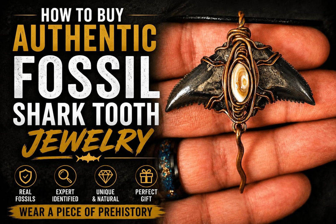How to Buy Authentic Fossil Shark Tooth Jewelry - Fossil Driven