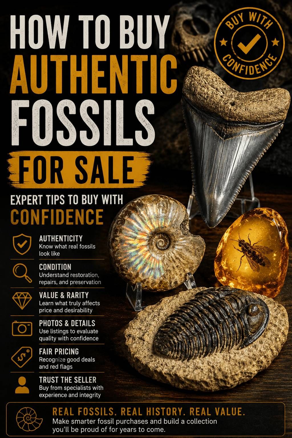 How to Buy Authentic Fossils for Sale: A Collector's Guide - Fossil Driven