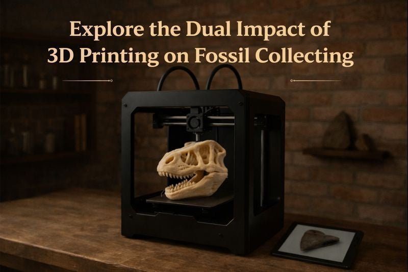 Learn the Dual Impact on 3D Printing with Fossil Collecting - Fossil Driven