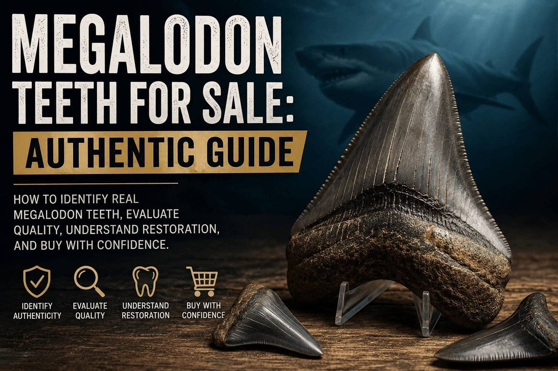 Megalodon Teeth for Sale: How to Identify an Authentic Fossil Tooth - Fossil Driven