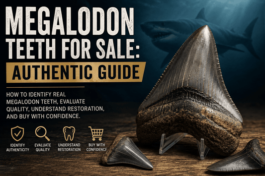 Megalodon Teeth for Sale: How to Identify an Authentic Fossil Tooth - Fossil Driven