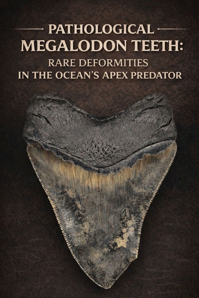 Pathological Megalodon Teeth: Rare Deformities of the Ocean’s Apex Predator - Fossil Driven