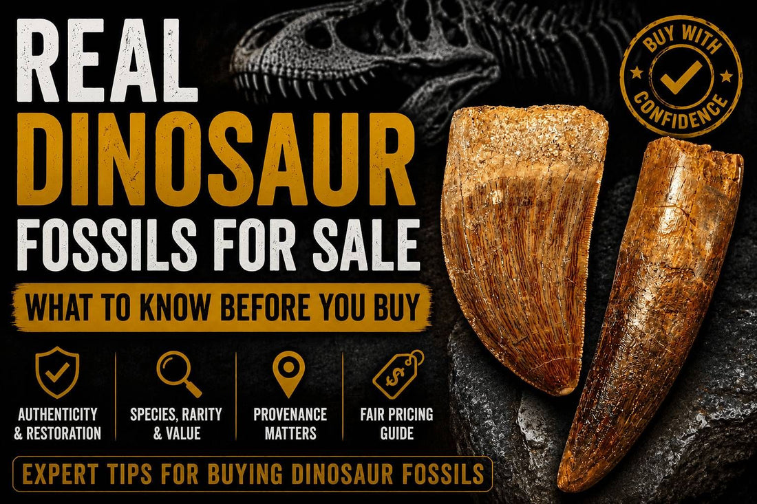 Real Dinosaur Fossils for Sale: What to Know Before You Buy - Fossil Driven