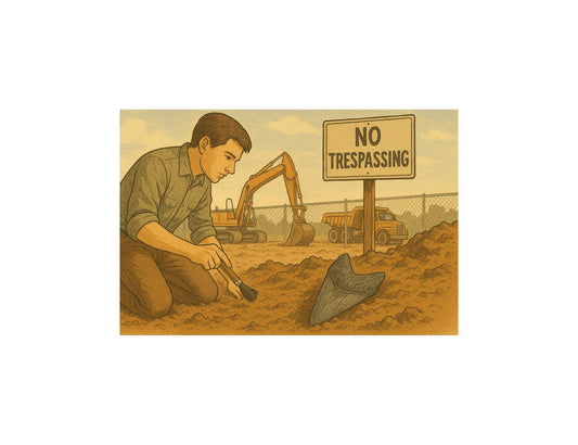 Fossil Hunting on Private Property or Construction Sites