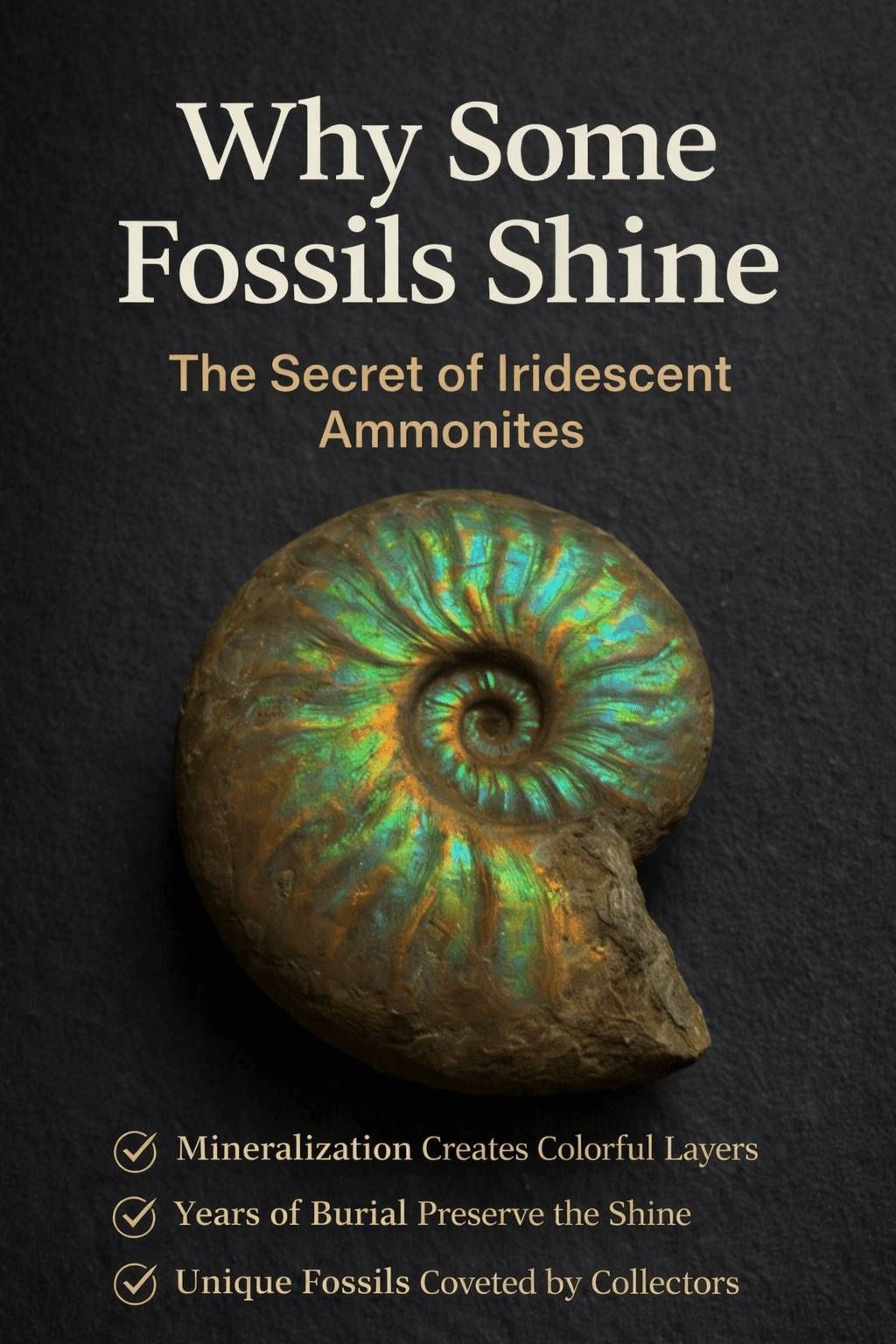 What Makes Ammonites Iridescent? - Fossil Driven