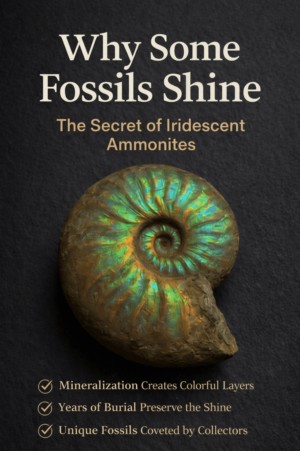 What Makes Ammonites Iridescent? - Fossil Driven