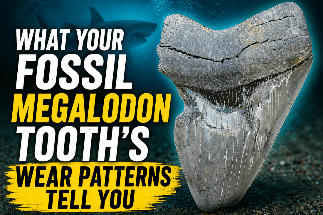 What Your Fossil Megalodon Tooth’s Wear Patterns Tell You - Fossil Driven