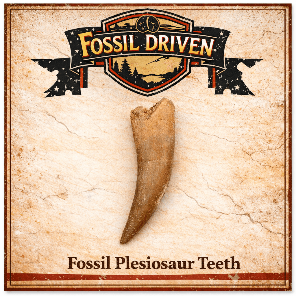 Authentic Plesiosaur Fossil Teeth for Sale | Fossil Driven - Fossil Driven