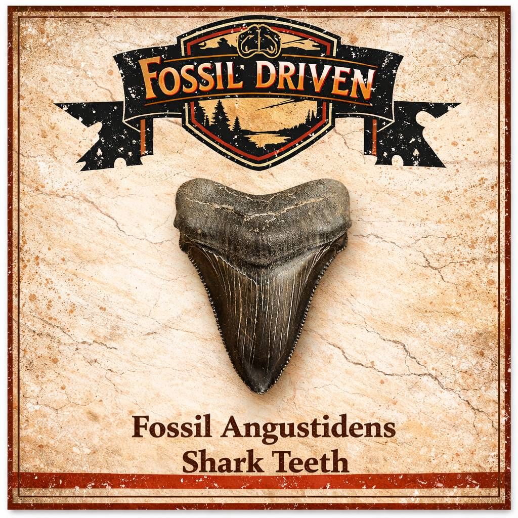 Fossil Angustidens Shark Teeth - Fossil Driven