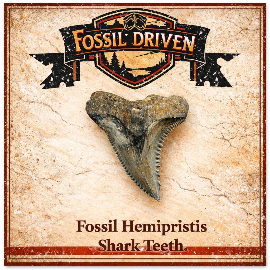 Fossil Hemipristis Shark Teeth for Sale | Fossil Driven - Fossil Driven