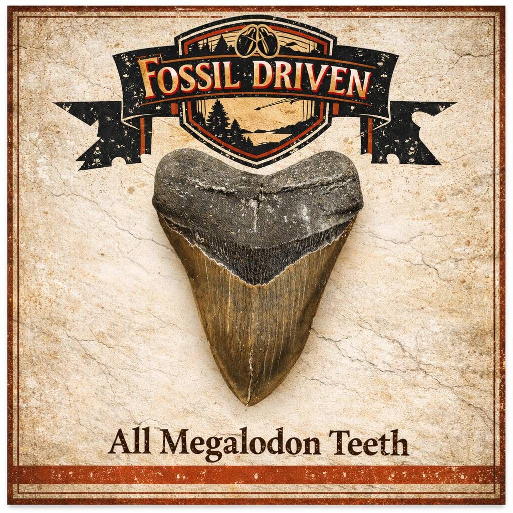 Fossil Megalodon Shark Teeth - Fossil Driven