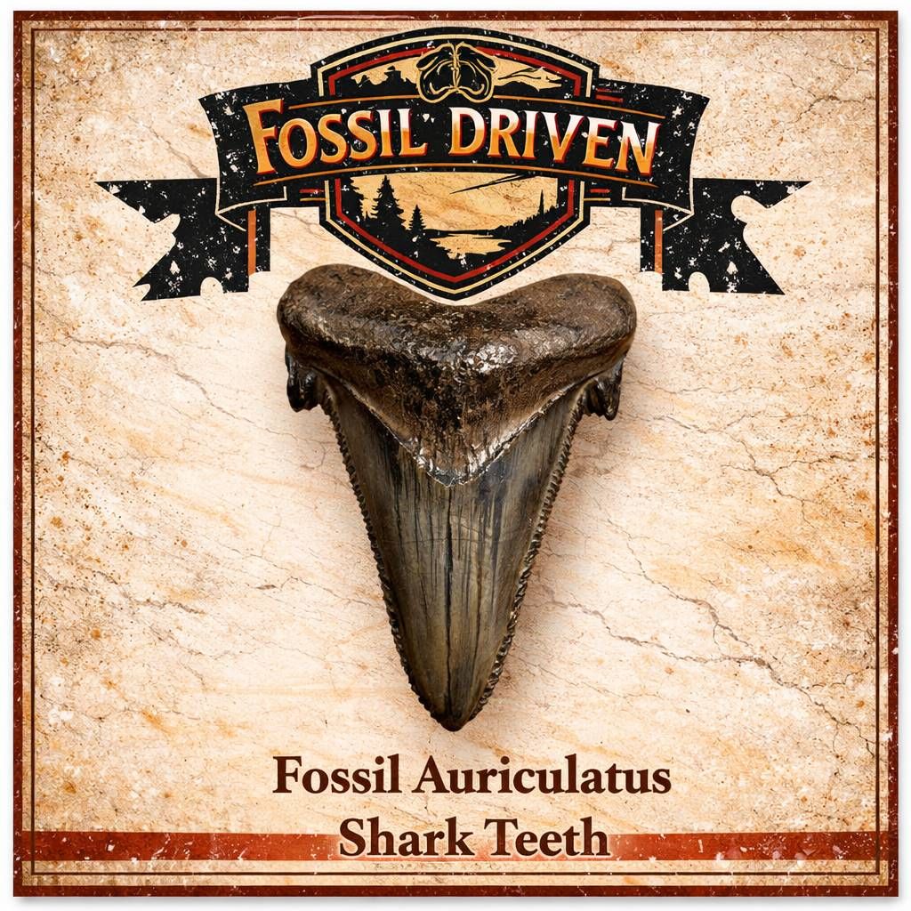 Fossil Otodus sokolowi (Auriculatus) Shark Teeth For Sale - Fossil Driven