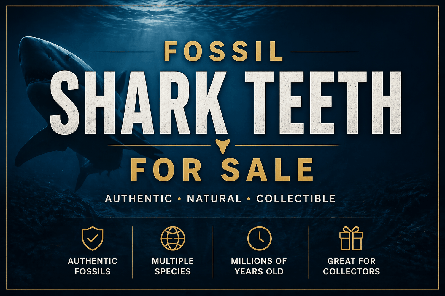Fossil Shark Teeth for Sale - Fossil Driven