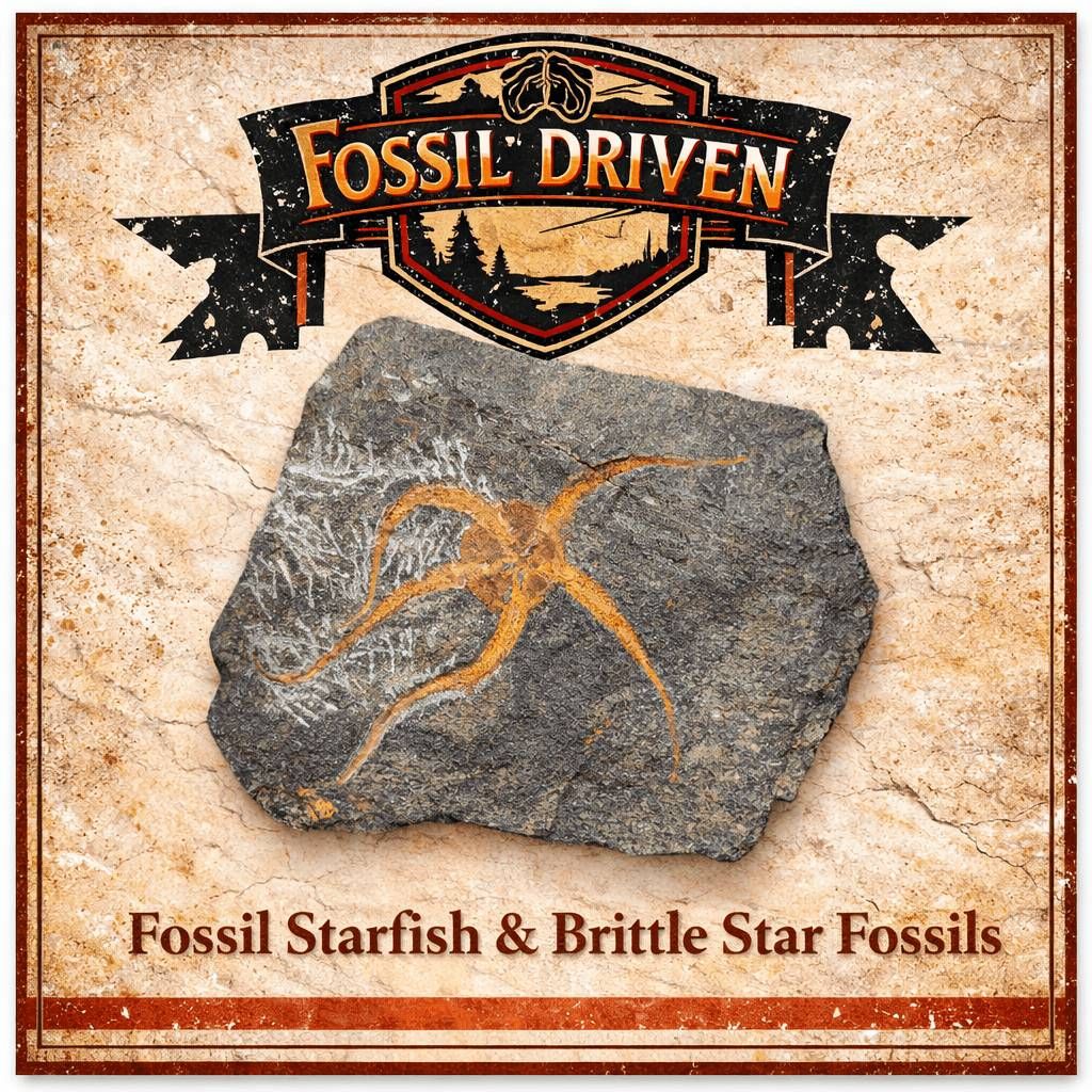 Fossil Starfish & Brittle Star Fossils for Sale - Fossil Driven