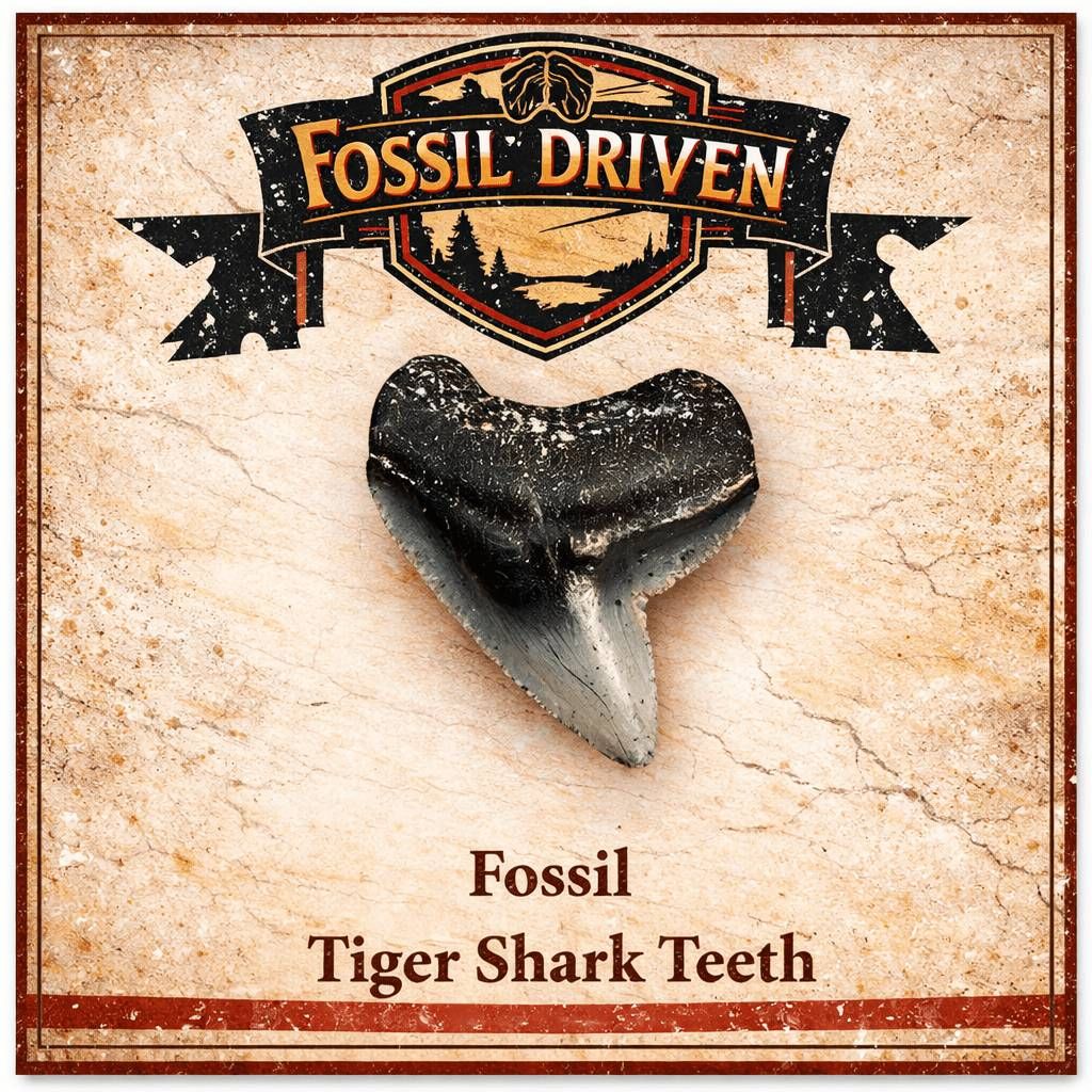 Fossil Tiger Shark Teeth for Sale | Fossil Driven - Fossil Driven