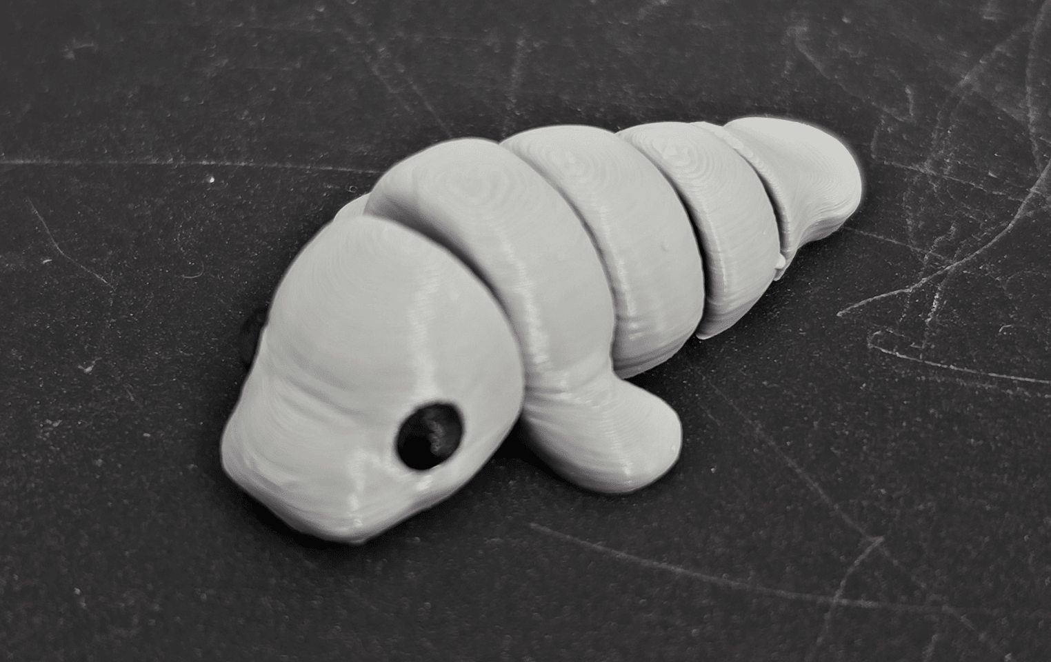 Mini Flexi Manatee – 2" 3D Printed Fidget Toy - Fossil Driven