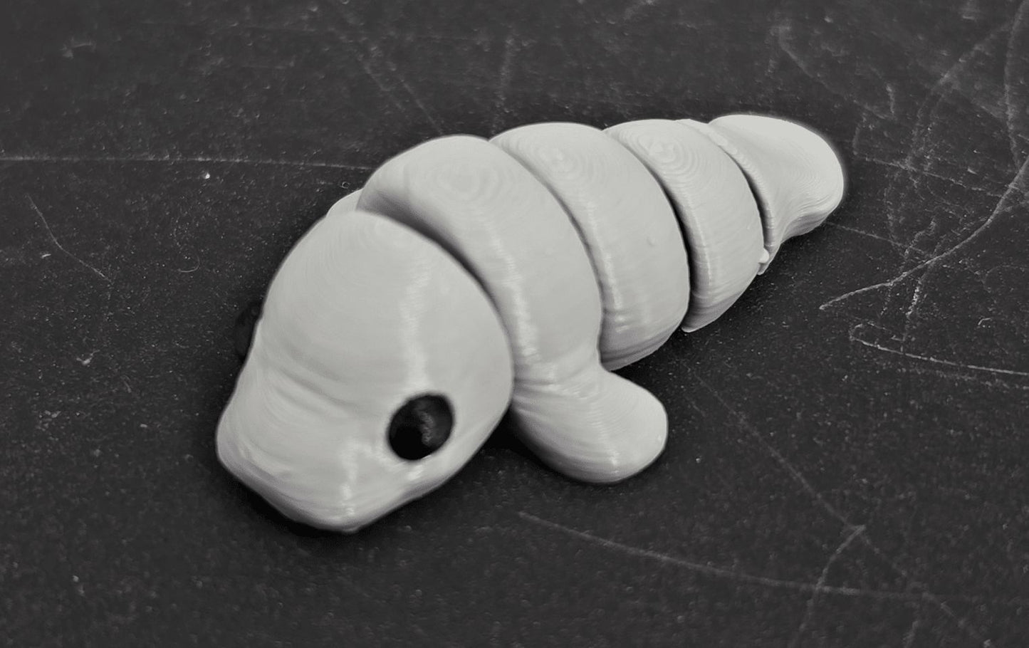 Mini Flexi Manatee – 2" 3D Printed Fidget Toy - Fossil Driven