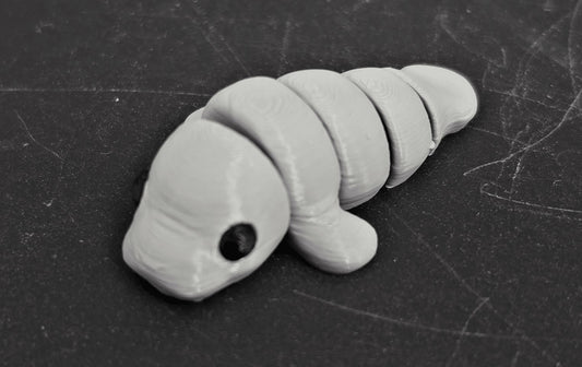 Mini Flexi Manatee – 2" 3D Printed Fidget Toy - Fossil Driven