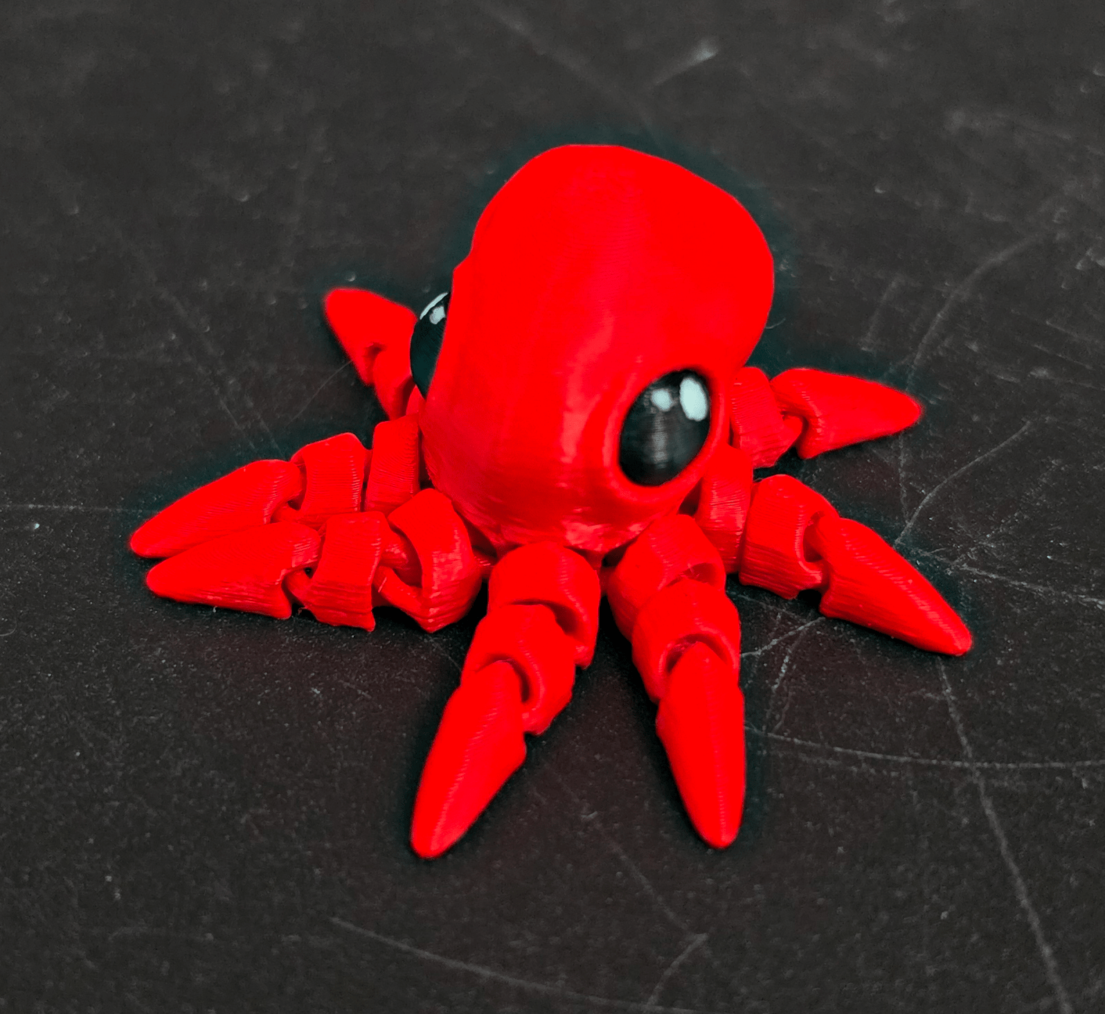 Mini Flexi Octopus – 2" 3D Printed Fidget Toy - Fossil Driven