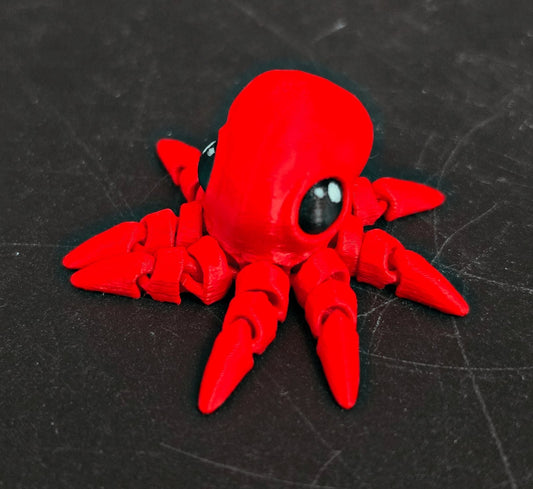 Mini Flexi Octopus – 2" 3D Printed Fidget Toy - Fossil Driven