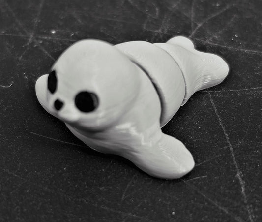 Mini Flexi Seal – 2" 3D Printed Fidget Toy - Fossil Driven