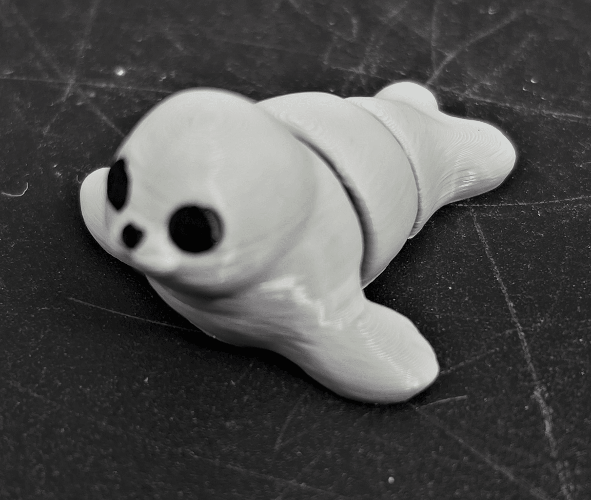 Mini Flexi Seal – 2" 3D Printed Fidget Toy - Fossil Driven