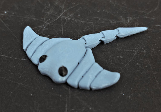 Mini Flexi Sting Ray – 2" 3D Printed Fidget Toy - Fossil Driven